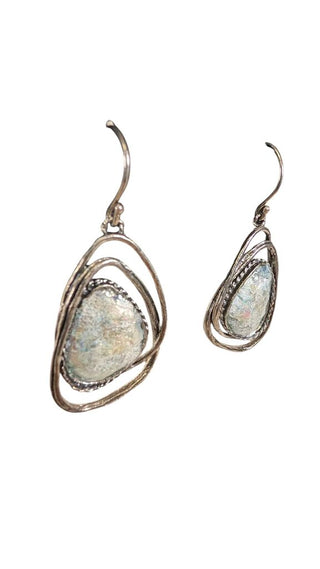 SS Roman Glass Earrings