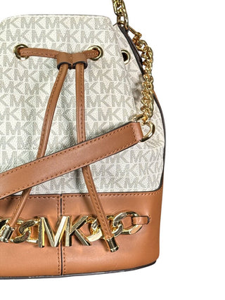 Signature Monogram Canvas Logo Bucket Bag