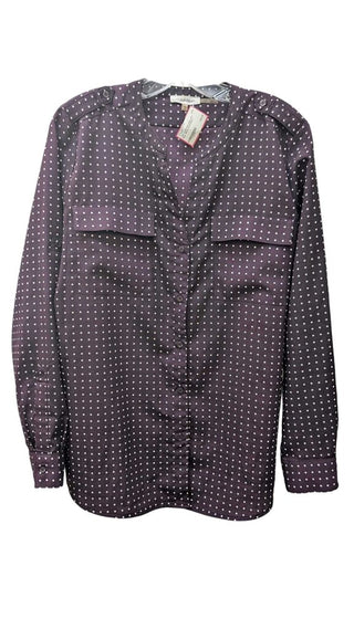 polka print long sleeve