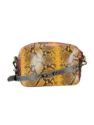 Leather Snakeskin Crossbody