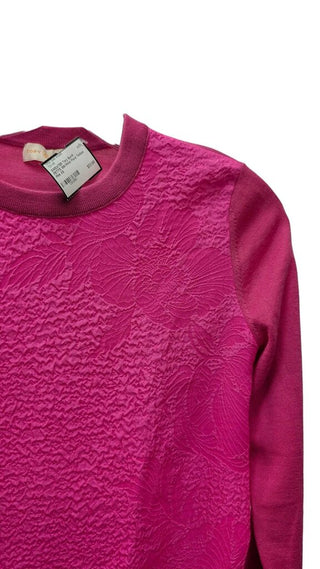 PETITE Silk/Wool Floral Texture