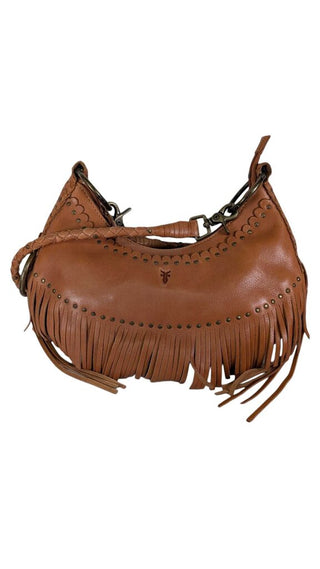 Vivian Fringe & Stud Small Shoulder Bag