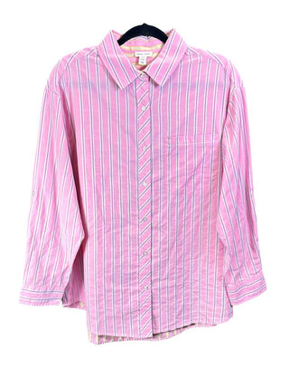 NWT Long Sleeve Striped Button Up