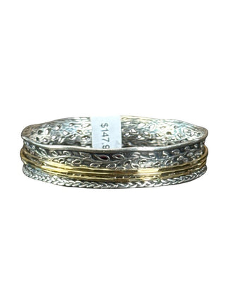 Sterling Israel Spinner Bangle