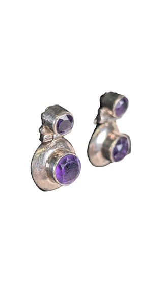 SS Stone Post Earrings