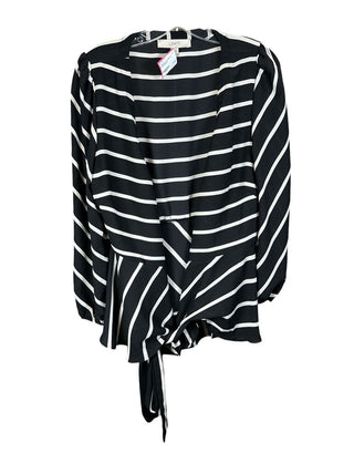 Striped Tie Front