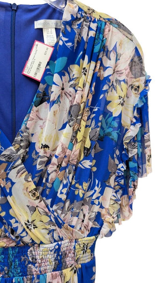 Ruffle Floral Maxi