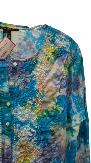 Embroidered Tie Dye