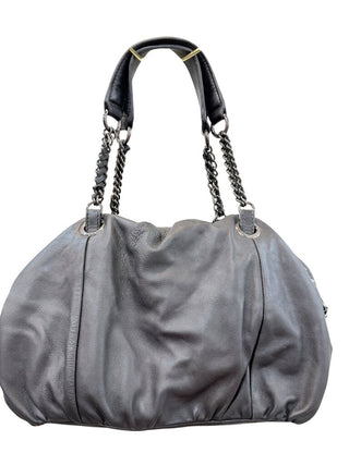 Studded Front Leather Shoulder Bag