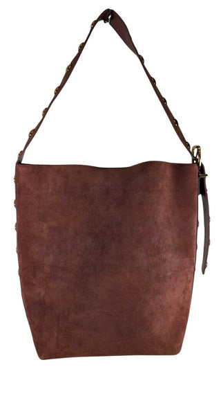 NWT Suede Studded Shoulder bag