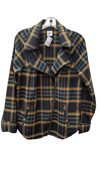 Assymetric Zip Plaid