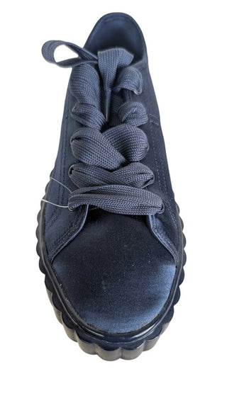 Scallop Satin Sneaker
