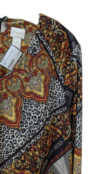 Print V-Neck