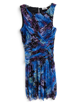 NWT Sleeveless Mesh Watercolor Ruched