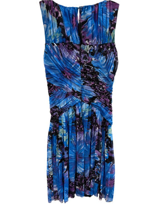 NWT Sleeveless Mesh Watercolor Ruched