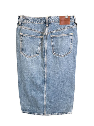 Denim Buttton Front