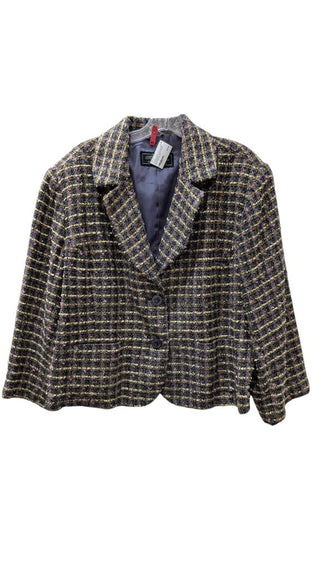 Tweed/Boucle Striped Blazer Style