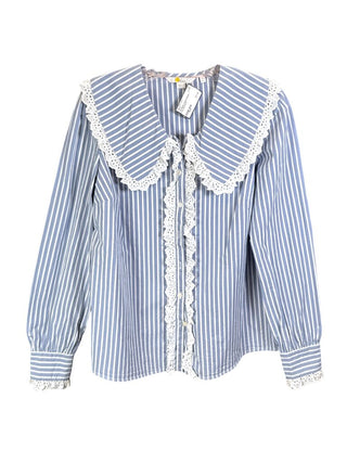 Striped Button Front