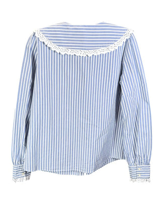 Striped Button Front