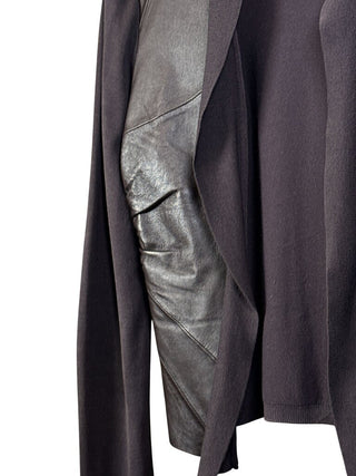 Leather Open Front