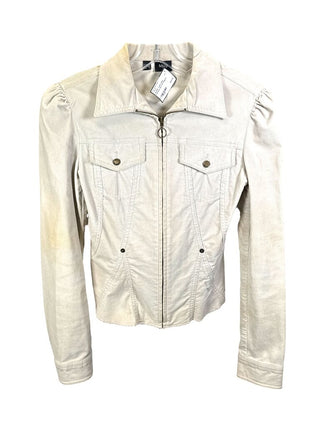 Corduroy Zip Front