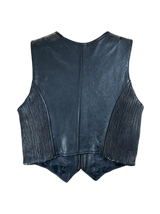 Leather Biker Vest