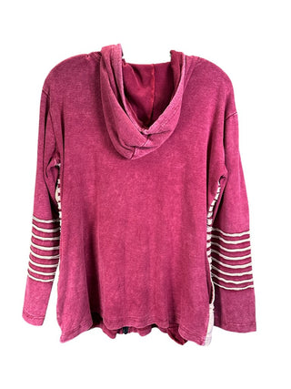 Mixed Media Zip Front