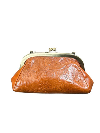 Tooled Leather Kisslock
