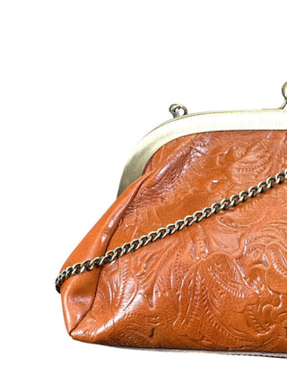 Tooled Leather Kisslock