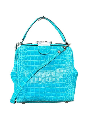 Croc Embossed Leather Crossbody