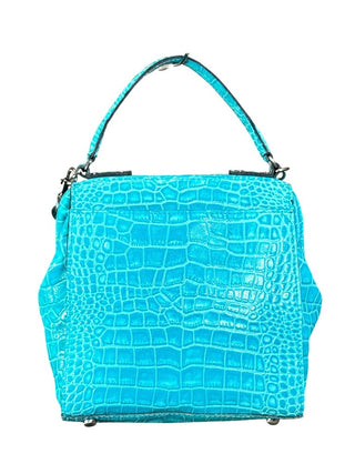 Croc Embossed Leather Crossbody