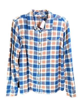 L/S Square Print Button Down