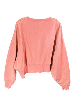Mid-drif Long Sleeve Sweat Shirt