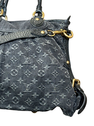 Monogram Denim Neo Cabby MM