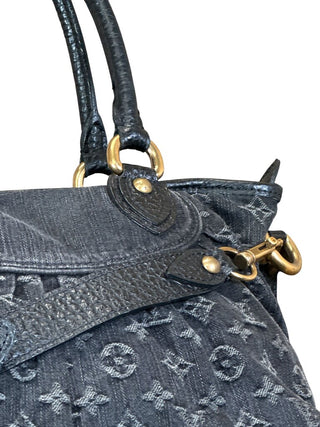 Monogram Denim Neo Cabby MM
