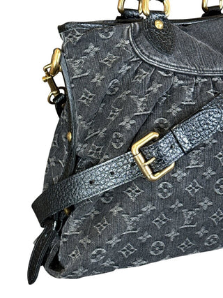 Monogram Denim Neo Cabby MM