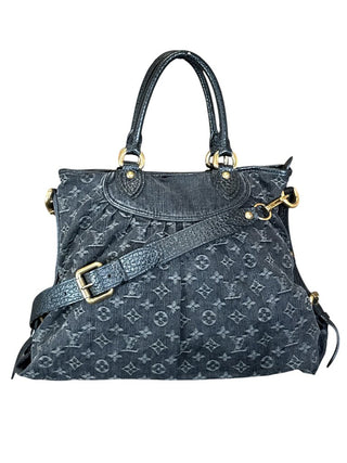 Monogram Denim Neo Cabby MM