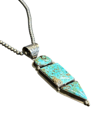 Sterling Stone Pendant Necklace