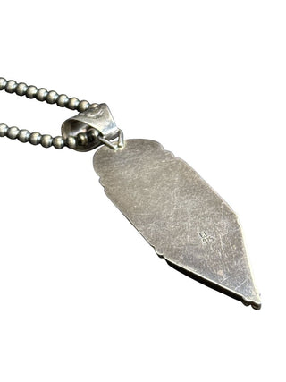 Sterling Stone Pendant Necklace