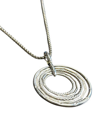 Sterling Circle Necklace