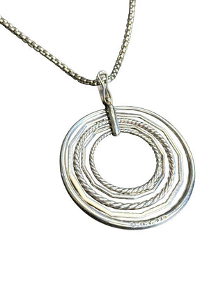 Sterling Circle Necklace
