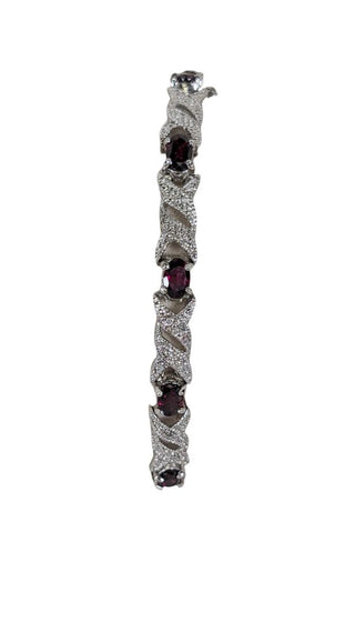 SS CZ Stone Bracelet