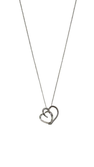 SS Heart Crystal Necklace