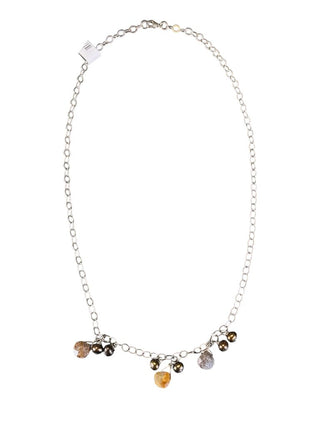 Sterling Pearl Stone Necklace