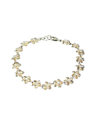 Sterling Flower Bracelet