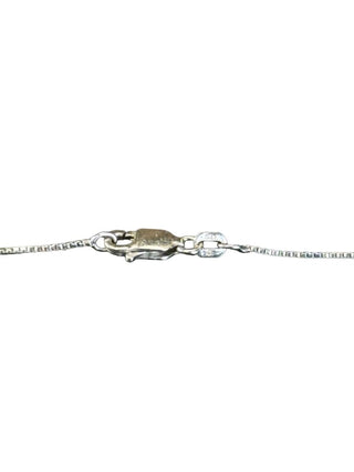 Sterling Amber Pendant Necklace