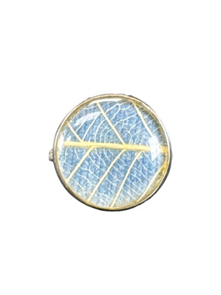 Sterling Leaf Ring