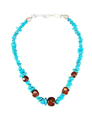 Amber Turquoise Necklace