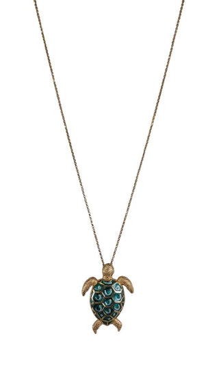 Bronze Turtle Necklace