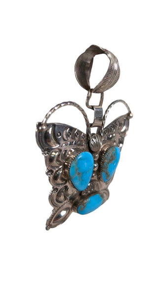 Turquoise Butterfly Pendant